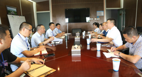 集團公司郭彬總經(jīng)理帶隊到綿陽水務(wù)交流學習