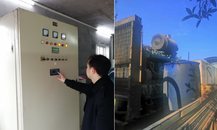 增配應(yīng)急發(fā)電機組  保障園區(qū)安全供水