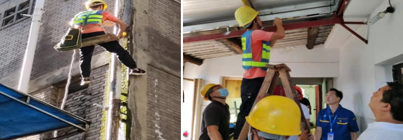 公司一支部、建恒支部結對共建處理下渡口社區(qū)橋南小區(qū)居民用水隱患